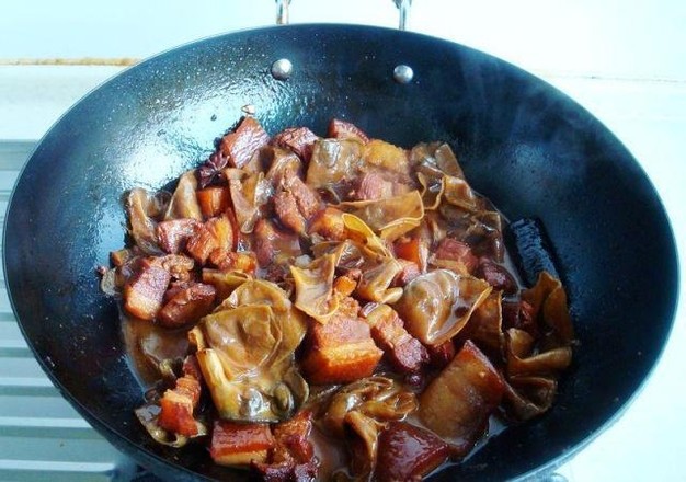 干扁豆紅燒肉的做法-家常味燒菜譜