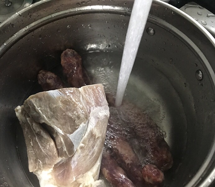 水煮咸肉的做法-咸鮮味煮菜譜