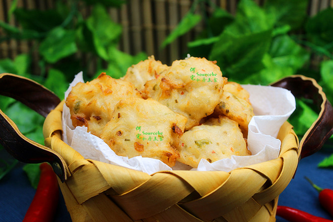 蘿卜丸子的做法-香辣味炸菜譜