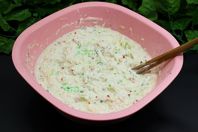 蘿卜丸子的做法-香辣味炸菜譜