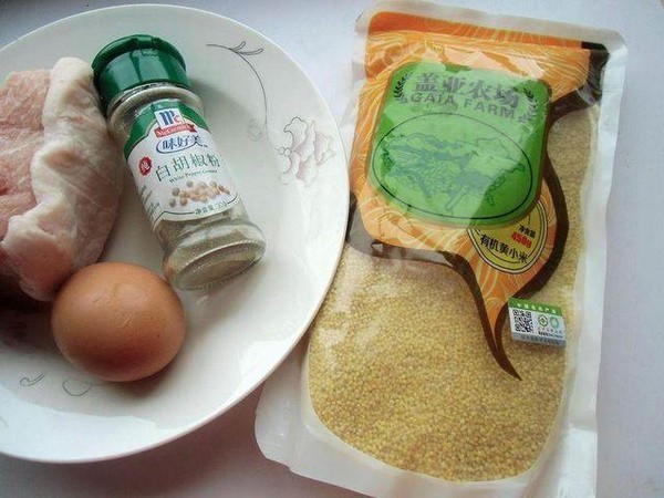 小米肉丸子的做法-家常味蒸菜譜-易網<a href=http://www.gyfww.com/ target=_blank class=infotextkey>健康養生</a>網 小米肉丸子的做法-家常味蒸菜譜