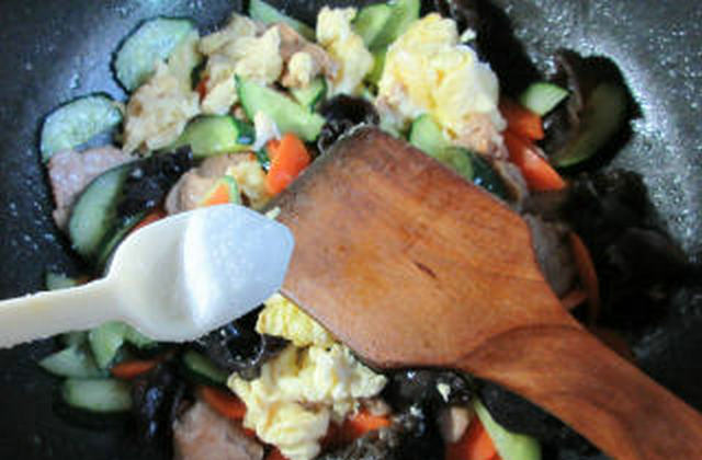 木須里脊肉的做法-家常味炒菜譜