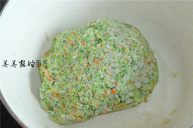 澆汁西藍花盞的做法-家常味蒸菜譜