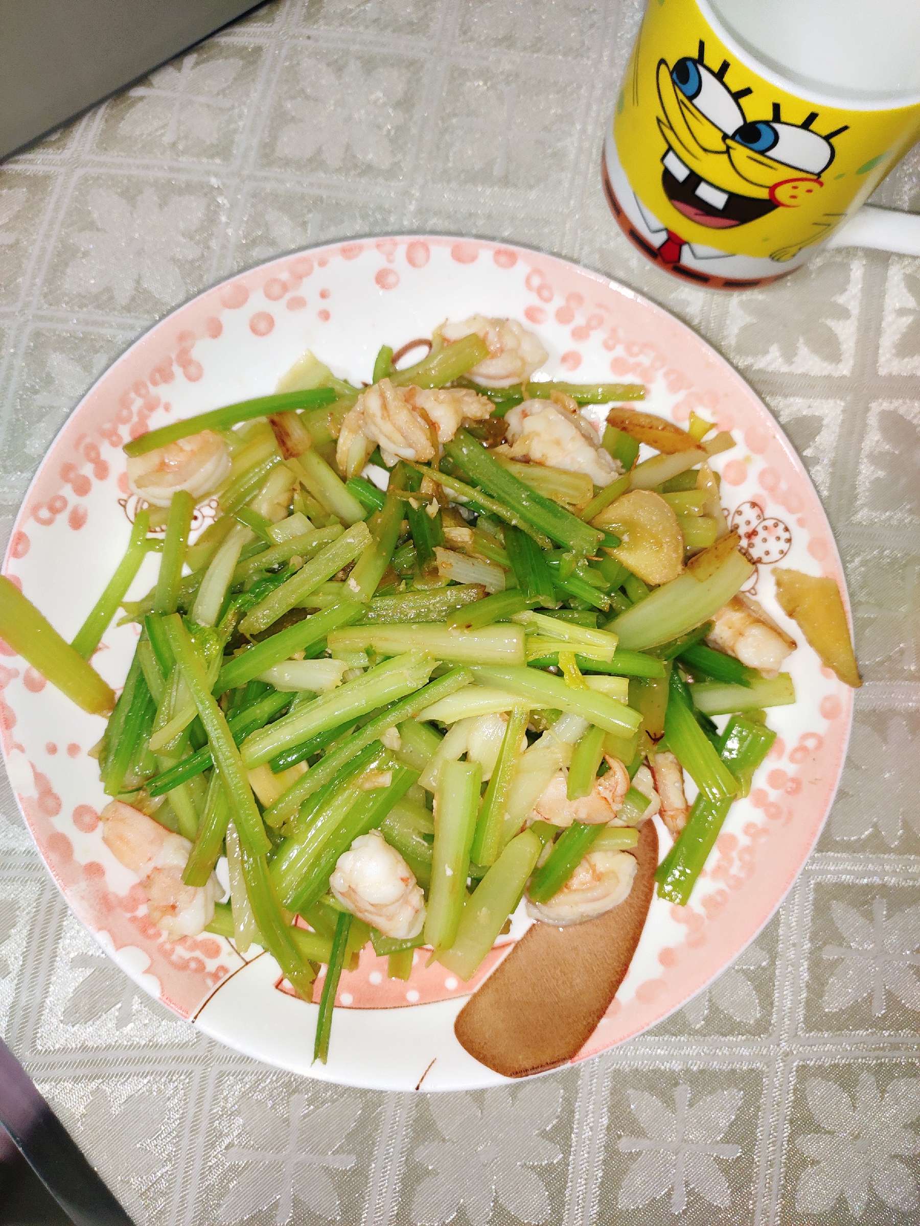 芹菜蝦仁的做法-咸鮮味炒菜譜