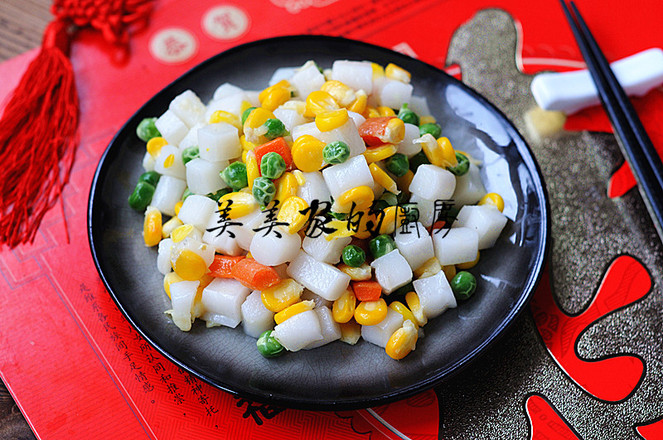 五福年糕的做法-家常味炒菜譜