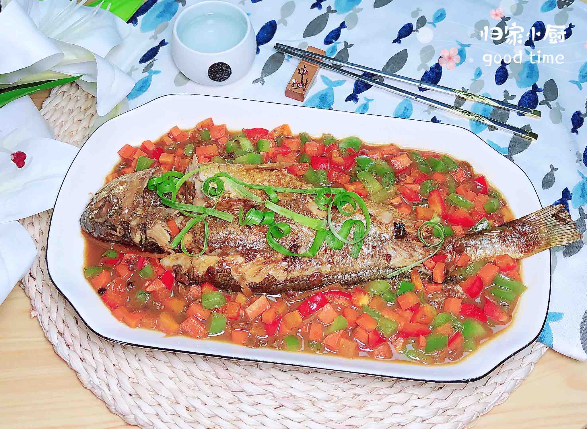 醬燜黃花魚的做法-咸鮮味燜菜譜