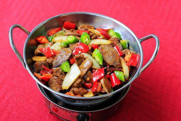 干鍋雞雜的做法-香辣味炒菜譜