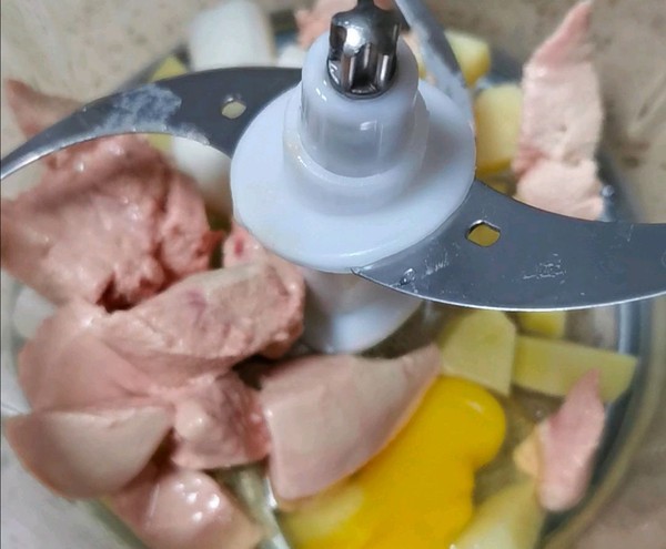 鵝肝山藥土豆腸的做法-家常味蒸菜譜