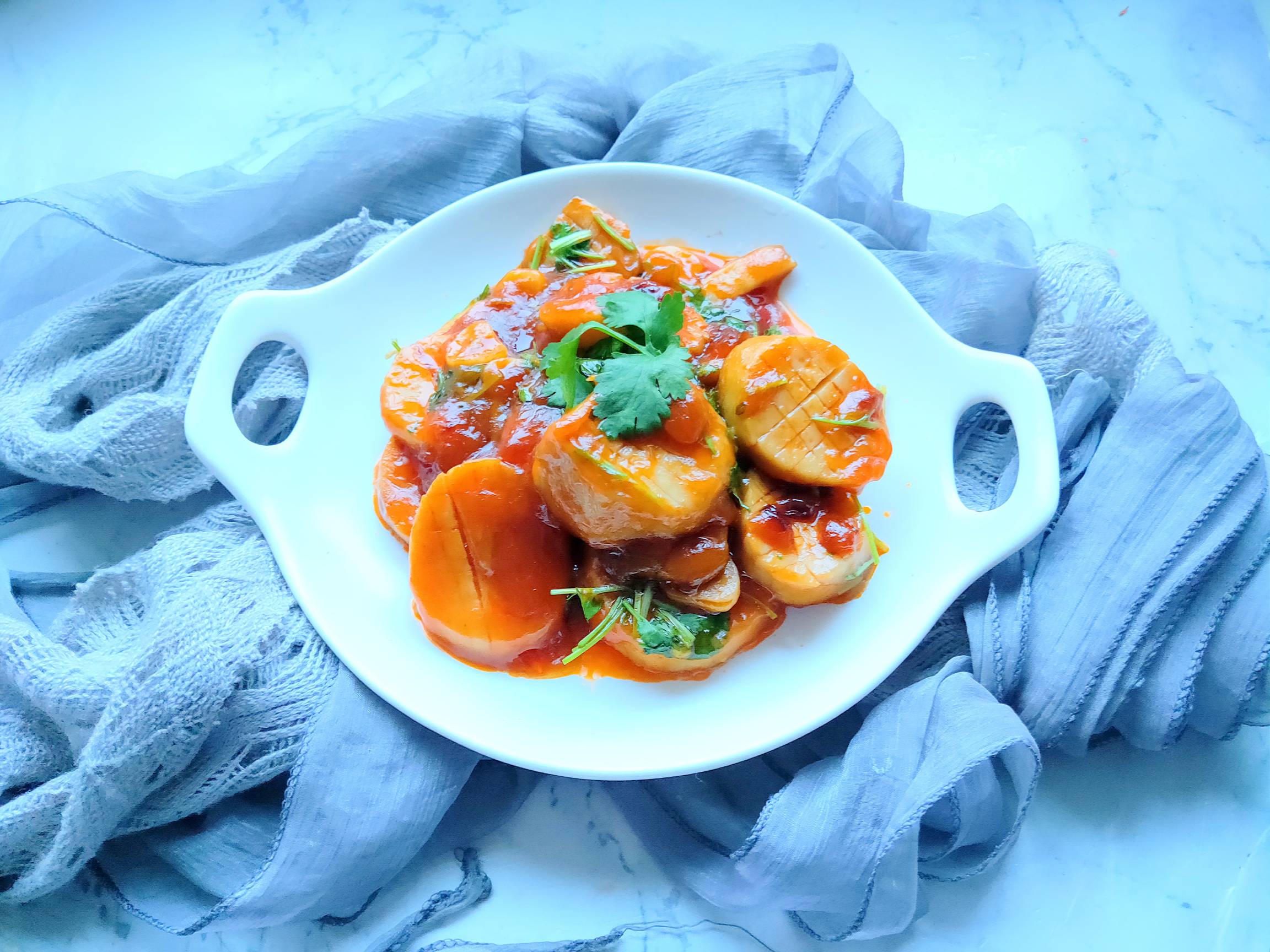 番茄辣醬杏鮑菇的做法-酸辣味煎菜譜-易網健康養生網 番茄辣醬杏鮑菇的做法-酸辣味煎菜譜