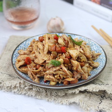 涼拌手撕雞腿肉的做法-家常味拌菜譜