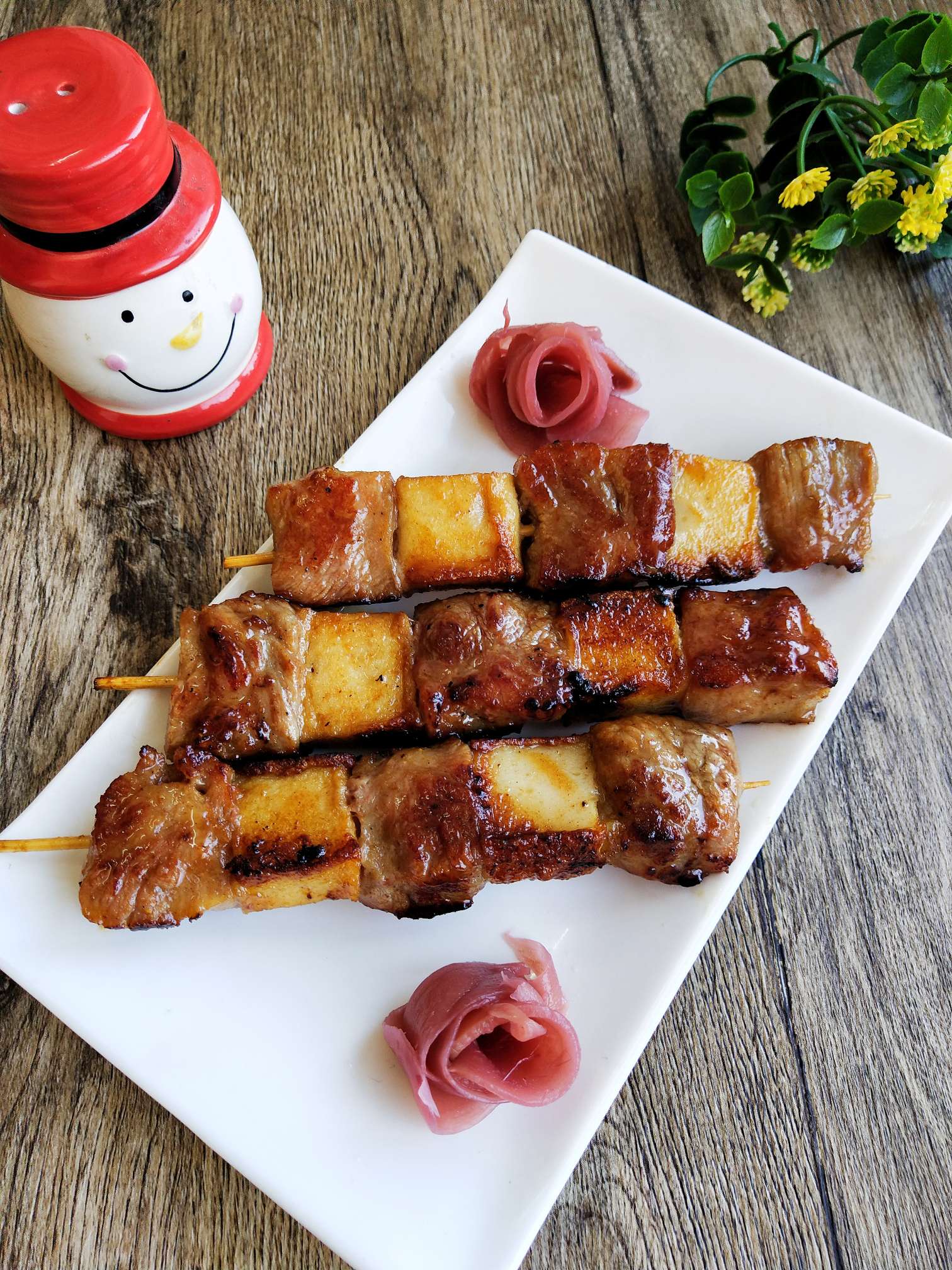 魚豆腐牛肉串的做法-咸鮮味煎菜譜