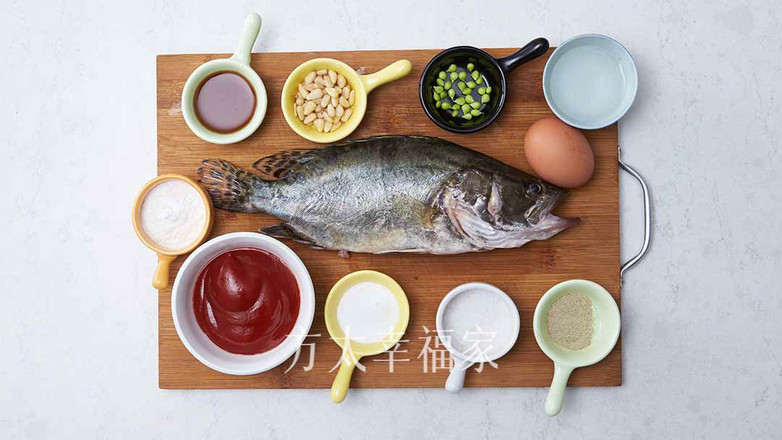 #年味美食合輯#酸甜誘人松鼠桂魚的做法-酸甜味炸菜譜