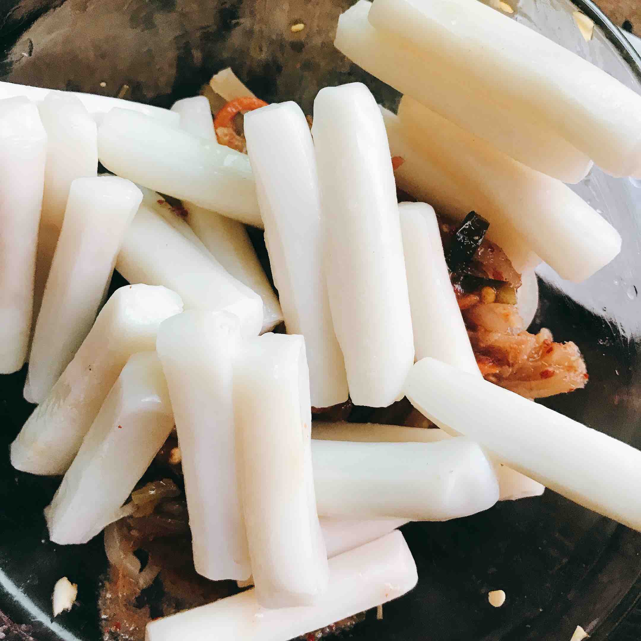 豬皮泡菜烤年糕的做法-酸辣味烤菜譜