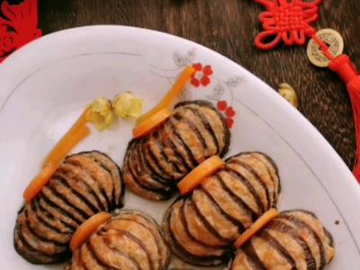 燈籠茄子的做法-家常味蒸菜譜