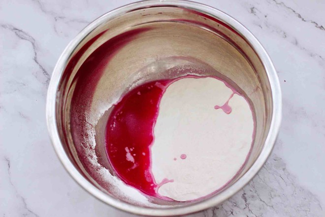 手工紅椰菜扇貝餃子的做法-家常味煮菜譜