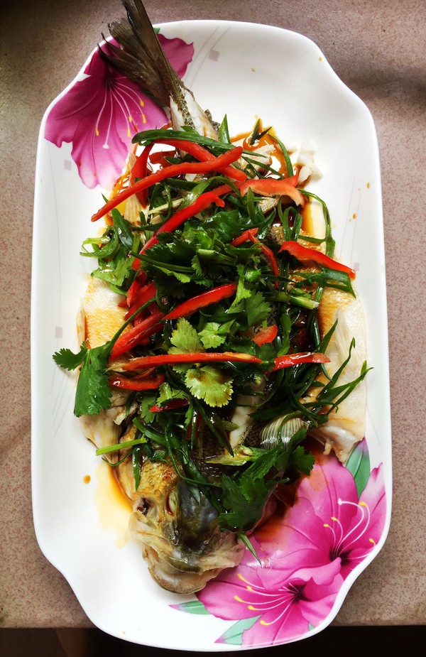 蔥香鱸魚的做法-家常味蒸菜譜