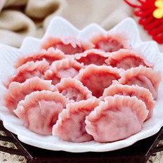 手工紅椰菜扇貝餃子的做法-家常味煮菜譜