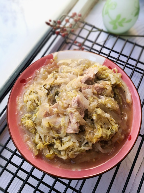 東北燉酸菜的做法-家常味燉菜譜