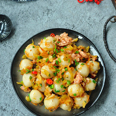 炒糯米糍的做法-家常味炒菜譜