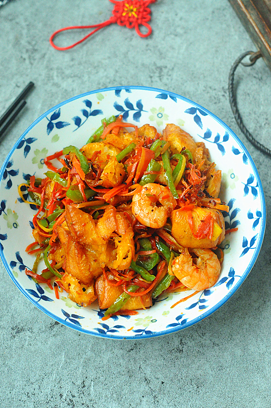 素炒油條的做法-家常味炒菜譜