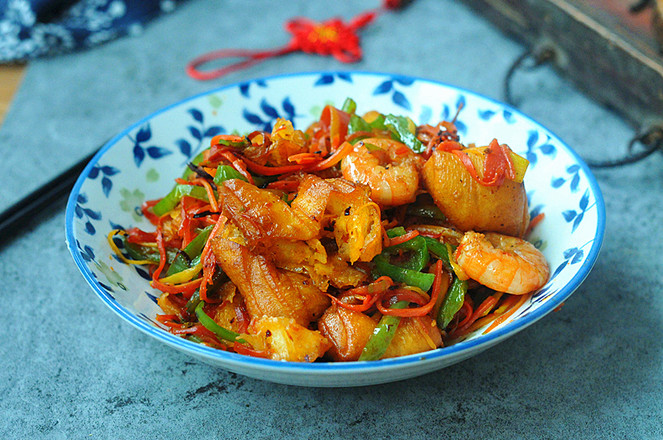 素炒油條的做法-家常味炒菜譜