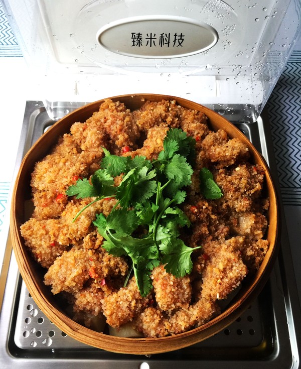 土豆粉蒸肉的做法-咸鮮味蒸菜譜