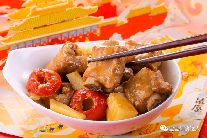 山楂排骨  寶寶輔食食譜的做法-家常味炒菜譜