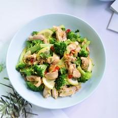 檸檬雞西蘭花的做法-酸辣味拌菜譜