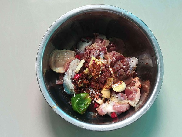 烤雞胗的做法-家常味烤菜譜