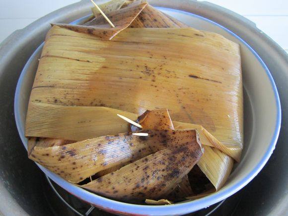 粽香糯米雞的做法-家常味蒸菜譜