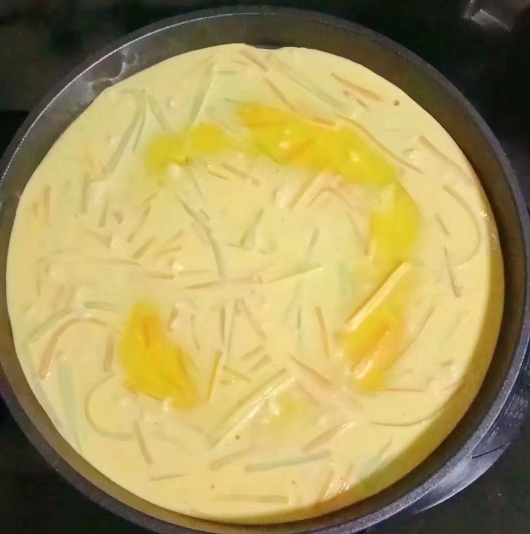 蝦仁時蔬雞蛋餅 (寶寶輔食）的做法-家常味煎菜譜