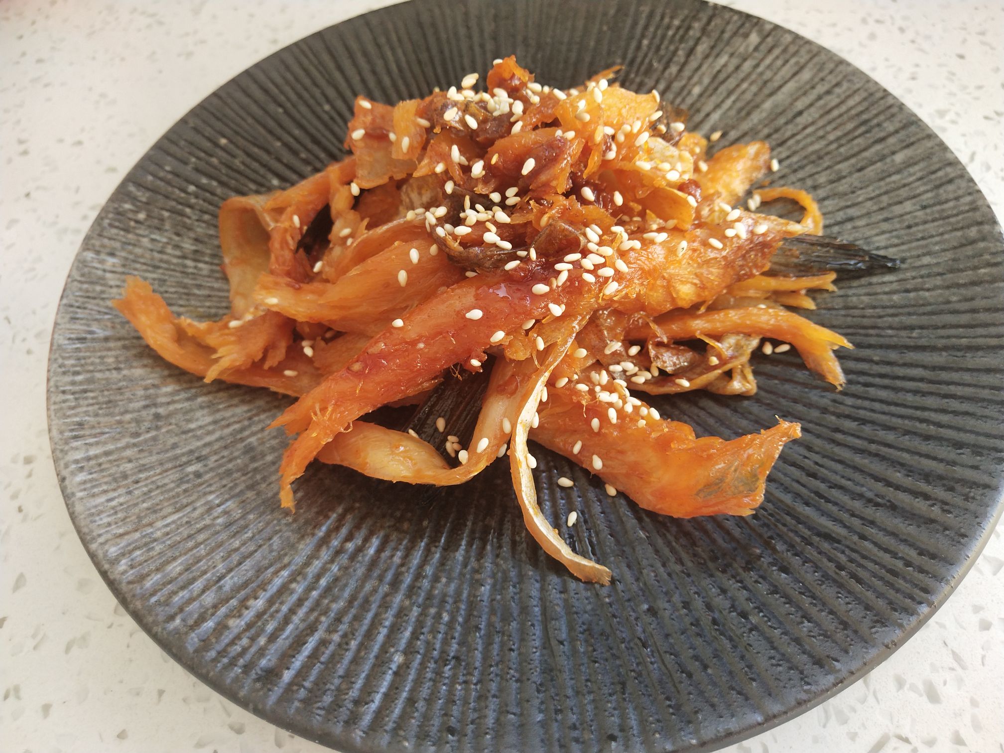 紅紅火火辣拌明太魚的做法-家常味拌菜譜