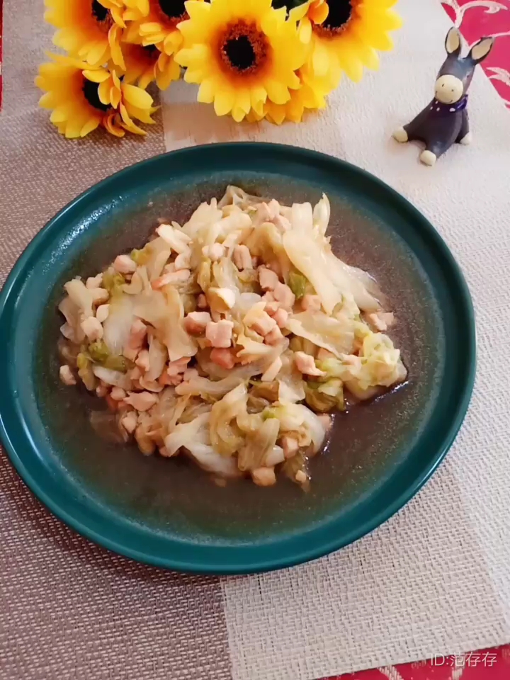 蠔油肉末西生菜的做法-家常味炒菜譜