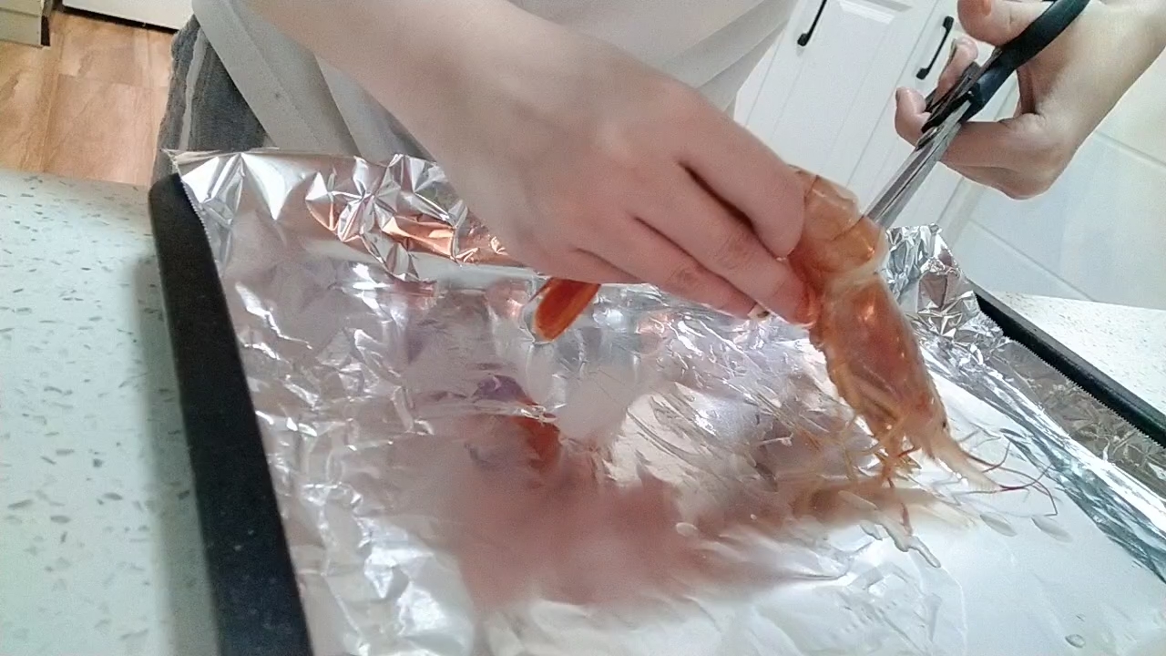芝士焗阿根廷紅蝦的做法-家常味烤菜譜