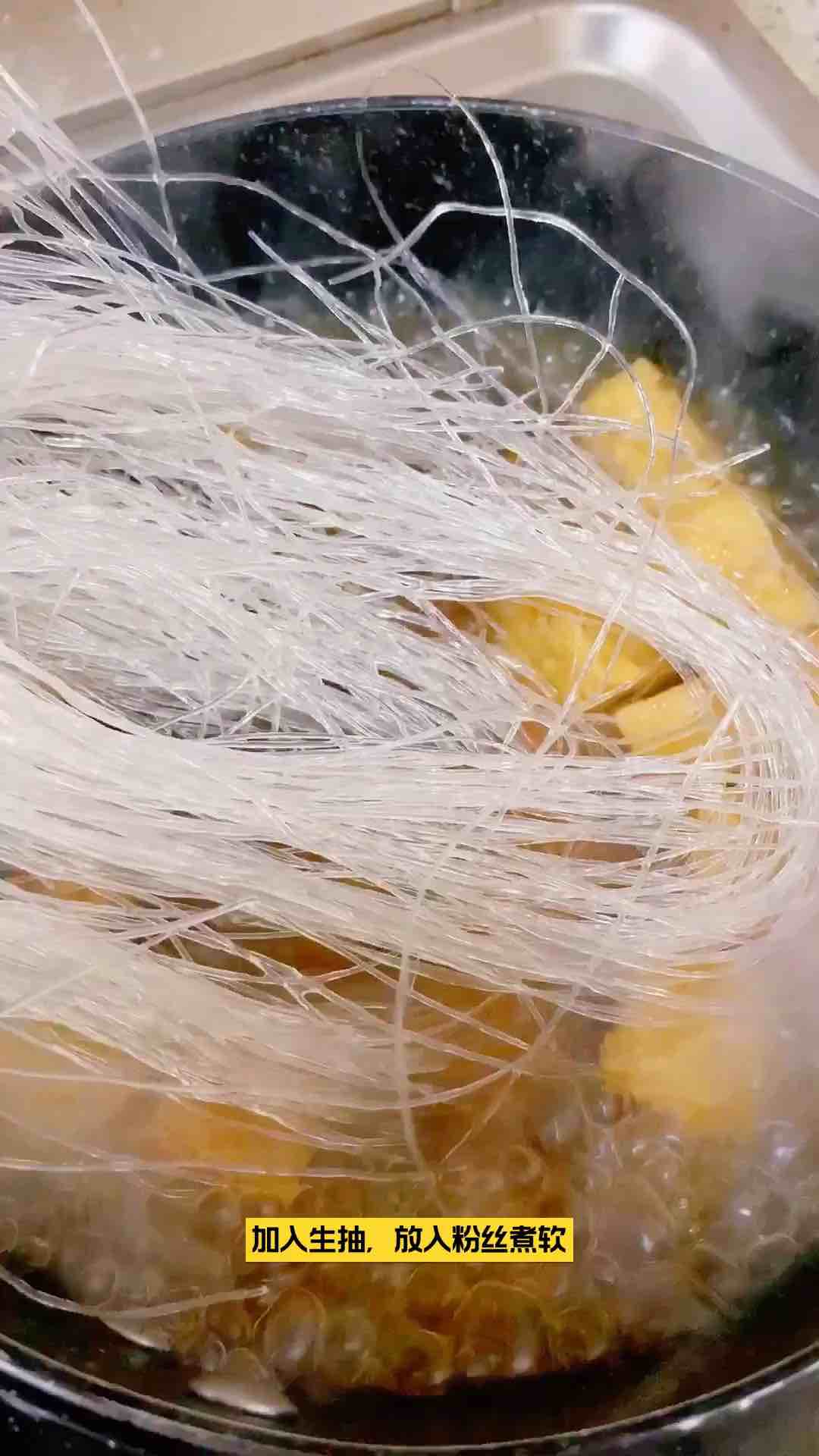 菠菜粉絲煲的做法-家常味煮菜譜