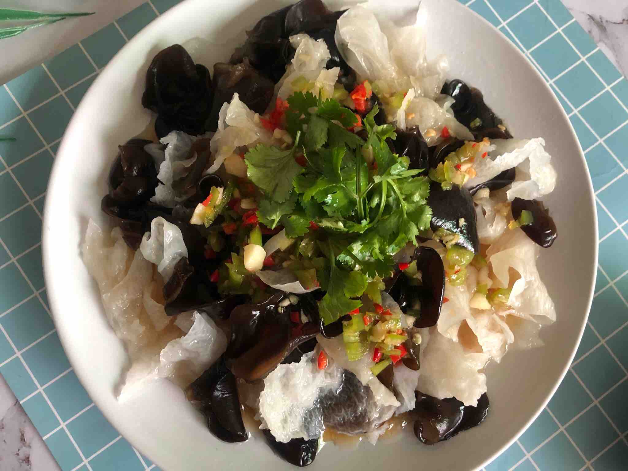 涼拌雙耳的做法-家常味拌菜譜