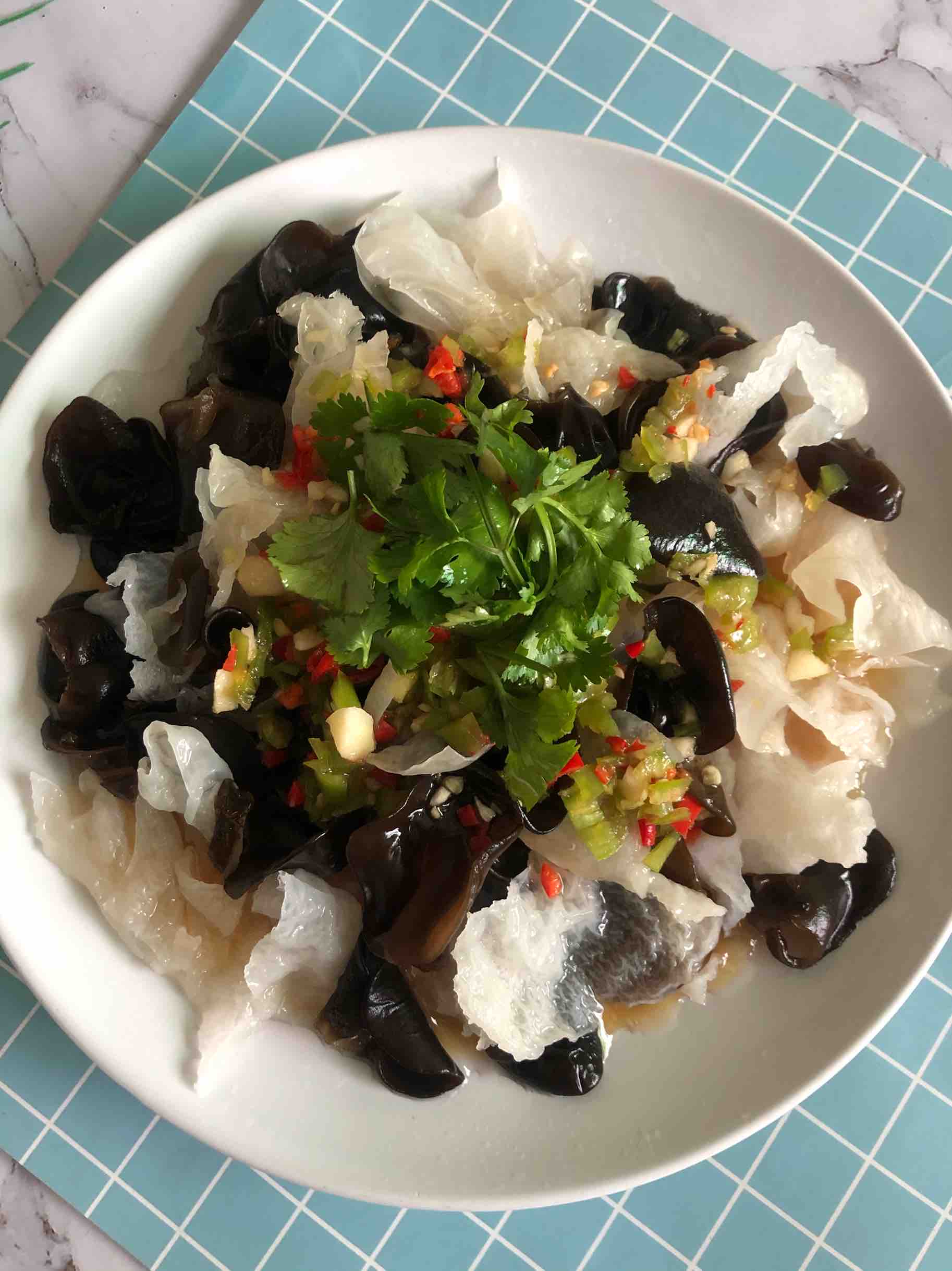 涼拌雙耳的做法-家常味拌菜譜