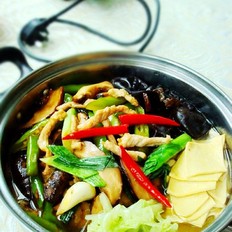 千張白菜亂燉的做法-家常味燉菜譜