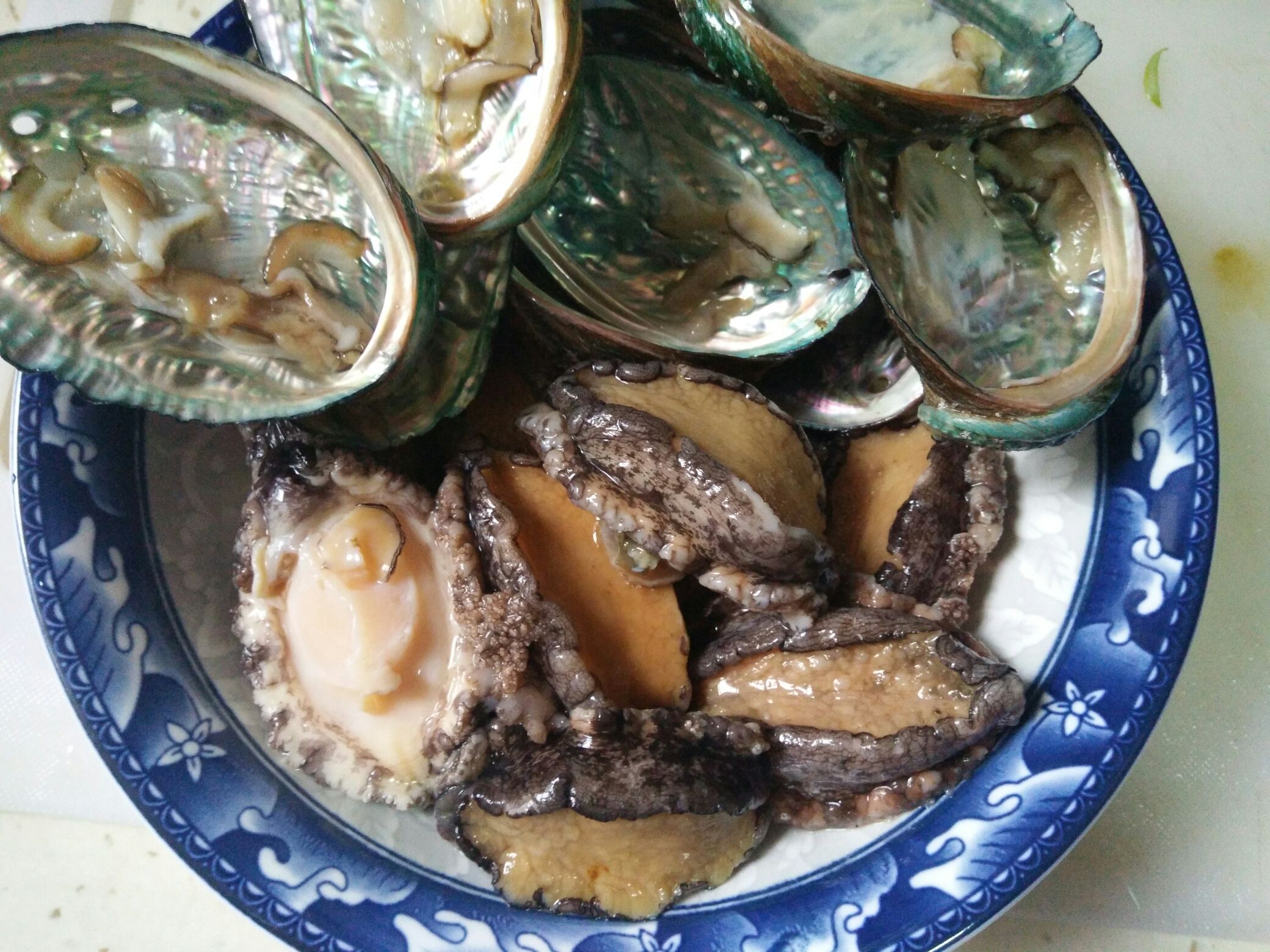 澆汁鮑魚的做法-咸鮮味蒸菜譜