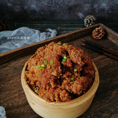 南瓜粉蒸肉的做法-家常味蒸菜譜