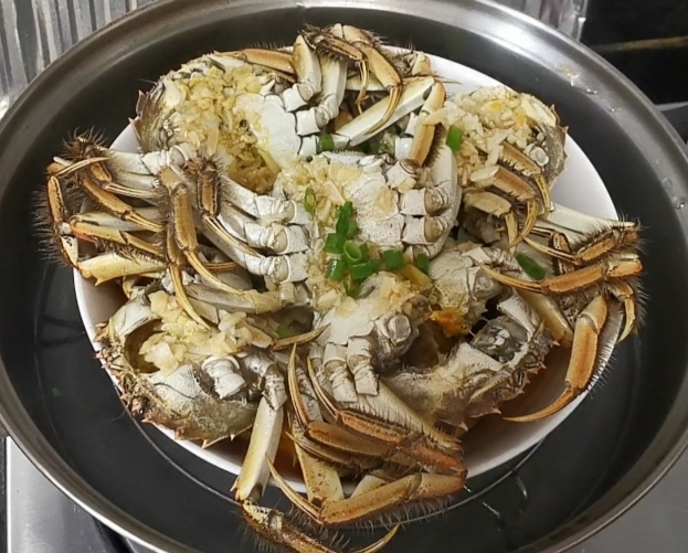 蒸螃蟹的做法-咸鮮味蒸菜譜