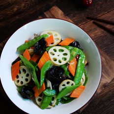 荷塘小炒的做法-家常味炒菜譜