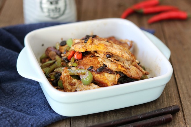 豉椒荷包蛋的做法-家常味煎菜譜