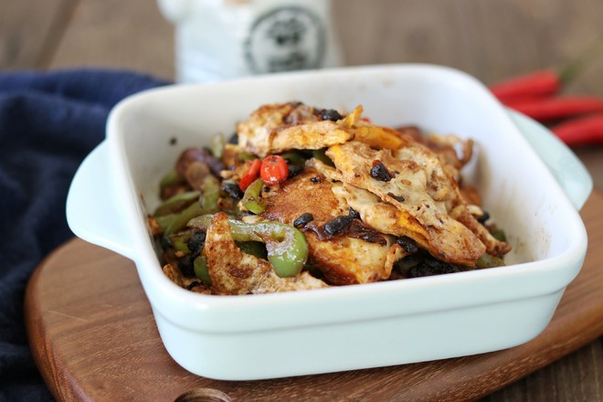 豉椒荷包蛋的做法-家常味煎菜譜