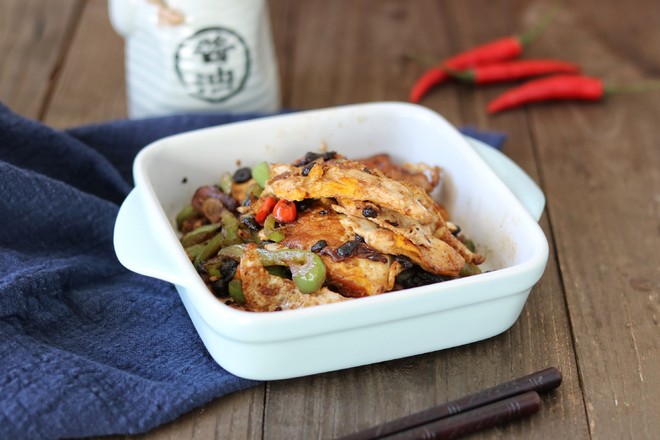 豉椒荷包蛋的做法-家常味煎菜譜