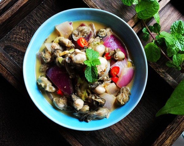 洋蔥生蠔的做法-咸鮮味炒菜譜