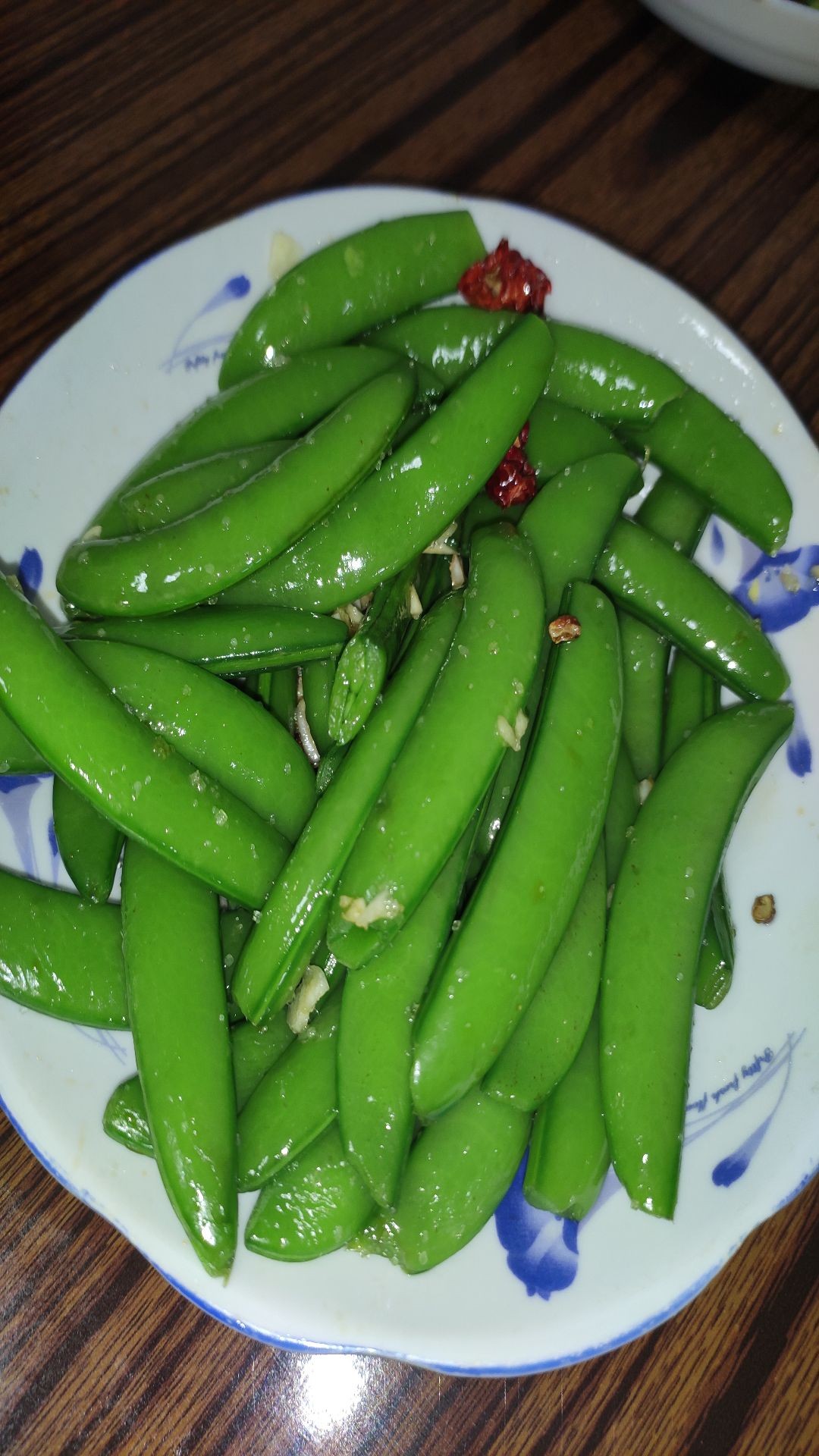 涼調荷蘭豆的做法-家常味拌菜譜