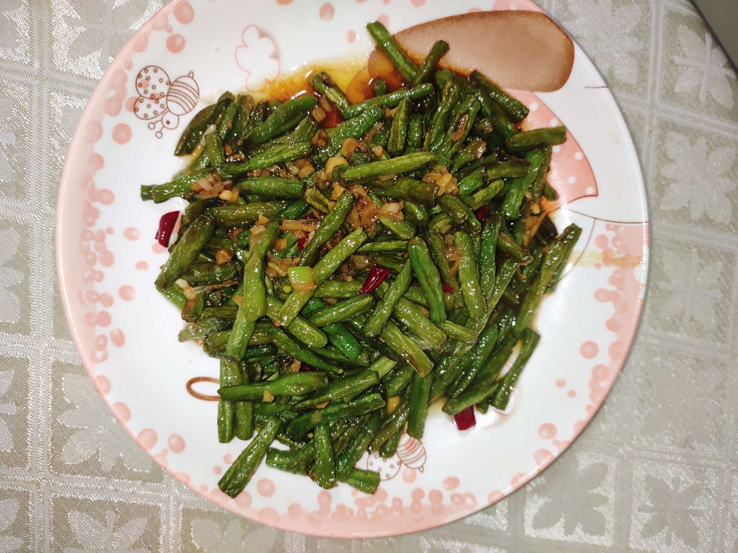 蒜香豇豆的做法-蒜香味燒菜譜