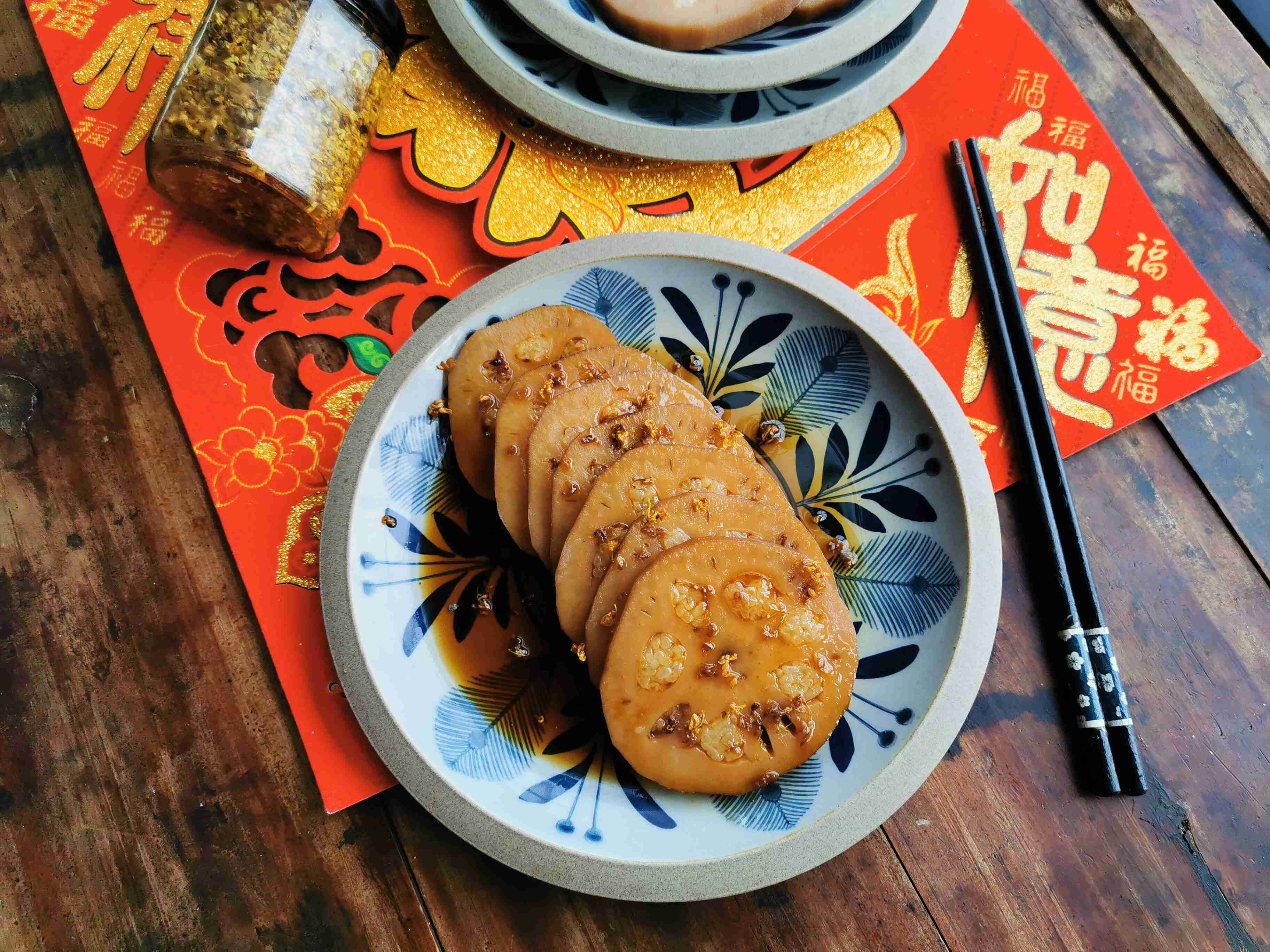 桂花糖藕的做法-甜味蒸菜譜