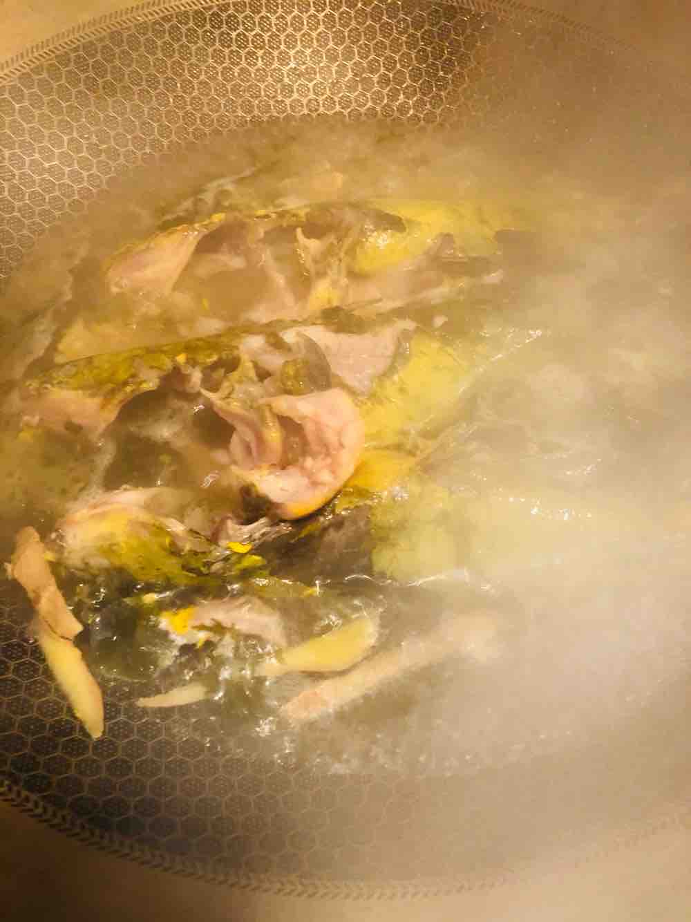 雪菜昂刺魚豆腐湯的做法-家常味煮菜譜